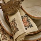 Lone Fox Folk Tapestry Napkin Sets