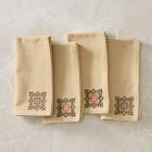 Lone Fox Folk Tapestry Napkin Sets