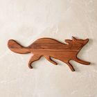Lone Fox Woodland Cheese Knives &amp; Wood Serve Board
