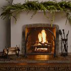 Lone Fox Woodland Deer Fireplace Collection
