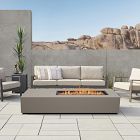Rutland Asymmetrical Rectangle Fire Pit Table (70")