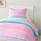 Striated Ombre Cotton Quilt &amp; Shams