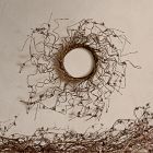 Lone Fox Faux Twisty Stick Wreath (28")