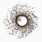 Lone Fox Faux Twisty Stick Wreath (28")