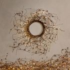 Lone Fox Faux Twisty Stick Wreath (28")