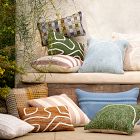 Outdoor Embroidered Canopy Pillow