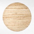 Aldrin Travertine Round Dining Table (60")