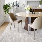 Aldrin Travertine Round Dining Table (60")
