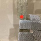 Open Box: Granada Outdoor Bar Stool (30"H) - Pumice Webbing, Reef Frame