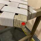 Open Box: Granada Outdoor Bar Stool (30"H) - Pumice Webbing, Reef Frame