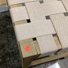 Open Box: Granada Outdoor Bar Stool (30"H) - Pumice Webbing, Reef Frame