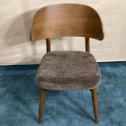 Open Box: Hyde Plywood Back Dining Chair - Performance Modern Chenille Espresso, Cool Walnut