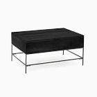Open Box: Industrial Storage Pop Up Coffee Table (36") - Black