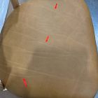 Open Box: Marcus Samuelsson Leather Counter Stool (26") - Ludlow Leather, Sesame, Blonde
