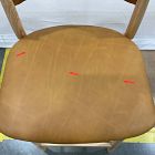 Open Box: Marcus Samuelsson Leather Counter Stool (26") - Ludlow Leather, Sesame, Blonde