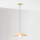 Open Box: Junie Pendant (18") - Champagne Bronze, Milk