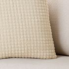 Merino Wool Grid Pillow Cover