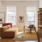 Custom Linen Cordless Roman Shade