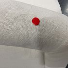Open Box: Berra Chair - Performance Yarn Dyed Linen Weaved Alabaster