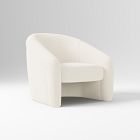 Open Box: Berra Chair - Performance Yarn Dyed Linen Weaved Alabaster