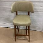 Open Box: Hyde Bar Stool (30") - Ludlow Leather Cumin, Cool Walnut