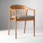 Meier Upholstered Spindle Back Dining Chair