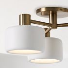 Anders Porcelain 3-Light Flush Mount (16")