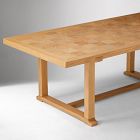 Fredrick Burl Inlay Top Dining Table (85")