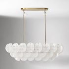 Ricci Glass Chandelier (38")