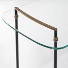 Sorenza Glass &amp; Metal Bar Cart (26")