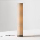 Tarver Ceramic &amp; Parchment Floor Lamp (35"&ndash;54")