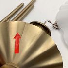Open Box: Junie Pendant (18") - Champagne Bronze, Milk