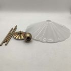 Open Box: Junie Pendant (18") - Champagne Bronze, Milk