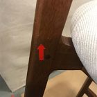 Open Box: Morgan Counter Stool (27") - Twill Alabaster, Cool Walnut
