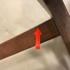 Open Box: Morgan Counter Stool (27") - Twill Alabaster, Cool Walnut