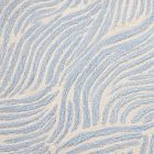 Allover Wave Pattern Wool Rug