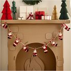 Felt Santas Garland