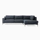 Harper 2-Piece Bumper Chaise Sectional (106"&ndash;116")