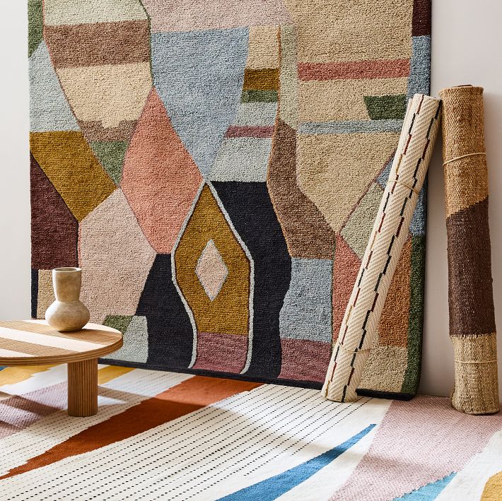 Zuri Shag Wool Rug, Sand – Hand Tufted | West Elm