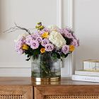Fleck Fluted Glass Vase