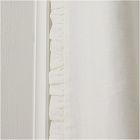 Ruffle Linen Light-Filtering Curtain