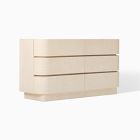 Solstice Painted Raffia 6-Drawer Dresser (60")