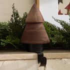 Stacked Wood Tree Stocking Holders