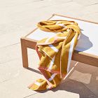 Woven Stripe Beach/Pool Towel - Washed Lagoon