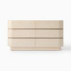 Solstice Painted Raffia 6-Drawer Dresser (60")