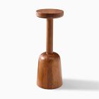 Wooden Pedestal Drink Table (8")