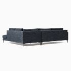 Harper 2-Piece Bumper Chaise Sectional (106"&ndash;116")