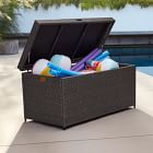 Palm Harbor Outdoor Wicker Storage Bin
