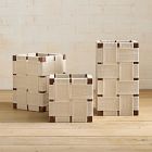 Sohan Wood &amp; Linen Lanterns