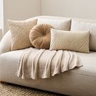 Neutral Christmas Pillow Cover &amp; Throw Set